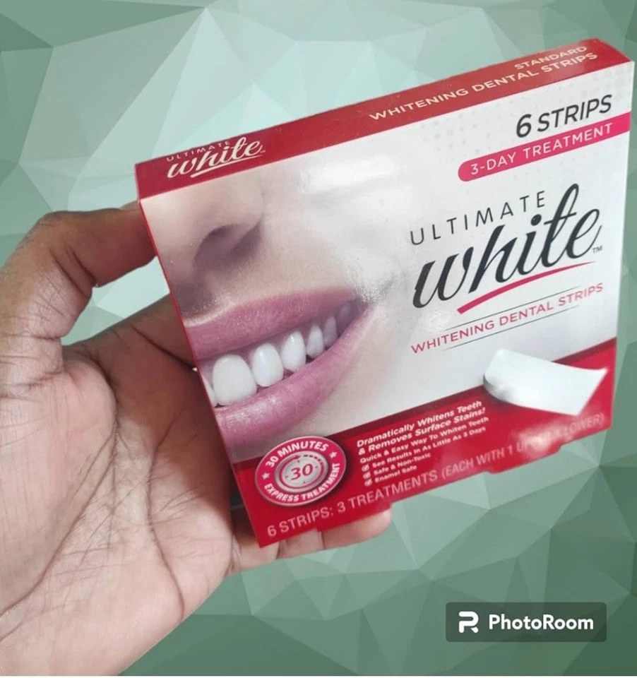 2Pk Ultimate White, Whitening Dental Strips Lot of ( 6 Strips ) Each * - Image 2 of 3