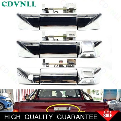 Pickup Rear Chrome Tailgate Door Lock Handle For SAIC MAXUS T60 T70 T90 2017-20