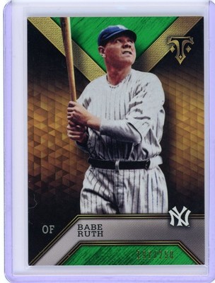 2016 Topps Triple Threads #99 Babe Ruth Emerald #/250