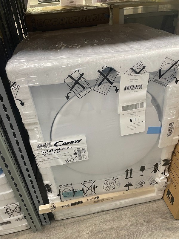 Candy KSEC8LF-80 White 8KG Condenser Dryer - Collection