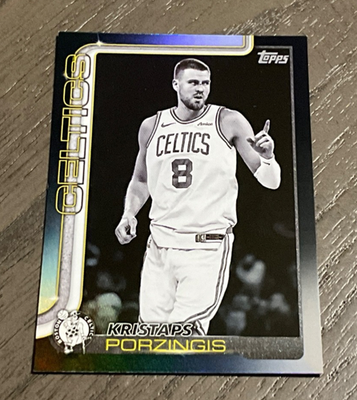 #ad 2025 26 Topps # 3 Kristaps Porzingis Blackout Parallel Black Friday Target $3.99