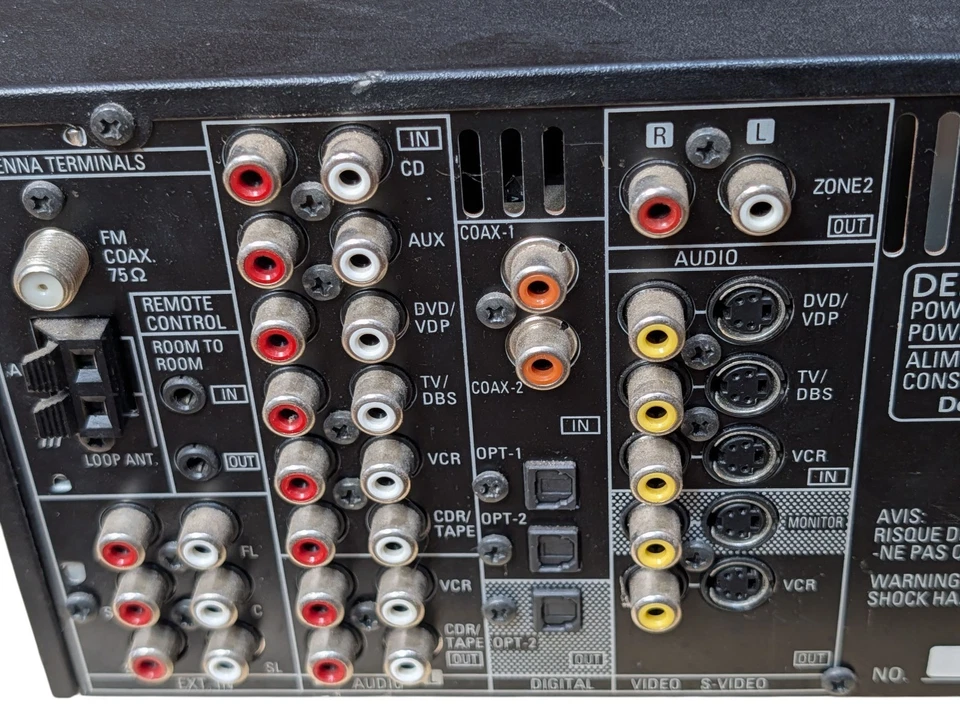 Denon AVR-1906 7.1 AV Receiver Bundle With Remote - Image 3 of 4