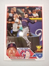 2023 TOPPS STEVEN KWAN #116 ALL STAR ROOKIE GOLD CUP CLEVELAND GUARDIANS