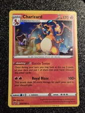 Charizard - (Cracked Ice Holo) 025/185 Deck Exclusives Holo DMG