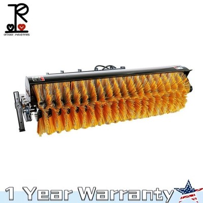 72'' Hydraulic Skid Steer Angle Broom Skid Steer Angle Sweeper Loaders Attachment