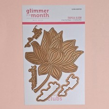 Spellbinders TROPICAL BLOOM Glimmer Hot Foil Plate Die Set GOM-MAY24