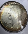 ⭐️1964 BEAUTIFUL DARK TERMINAL TONED 90% SILVER KENNEDY ⭐️