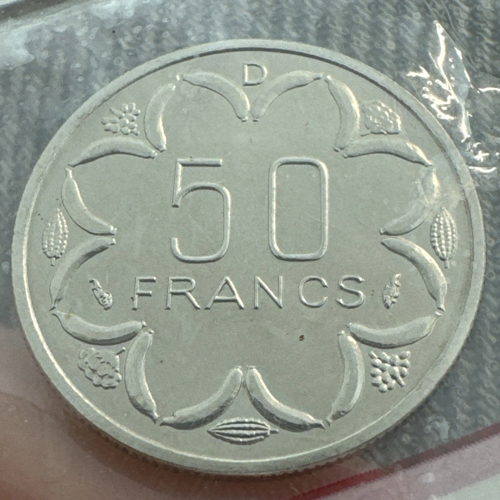 Pièce 50 Francs Monnaie De Paris Essai Banque Des États De L’afrique 1976 D FDC