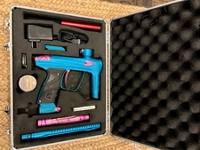 Blue and Pink DLX Luxe with Case