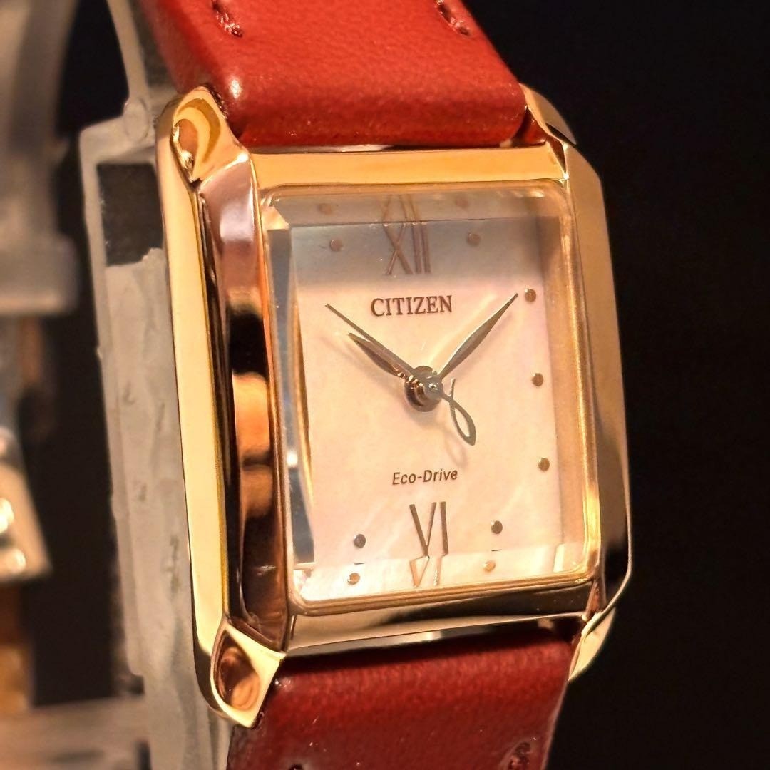 CITIZEN Citizen Ladies wristwatch Female Fashion Square Elegant image 5