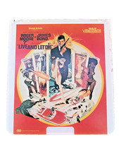 James Bond Live And Let Die Roger Moore Rca Videodisc Ced Video Disc