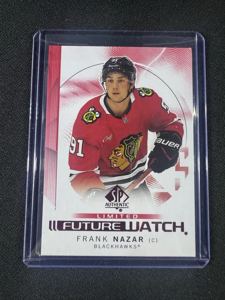 MACKLINCELEBRINI 2024-25 SP ПОДЛИННЫЙ БУДУЩЕЕ ЧАСЫ ОГРАНИЧЕННОГО КРАСНЫЙ #184 + 3 КАРТЫ ЛОТ - Изображение 4 из 4