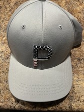 PUMA Gray/Black Mens Adjustable Cap USA Golf ...