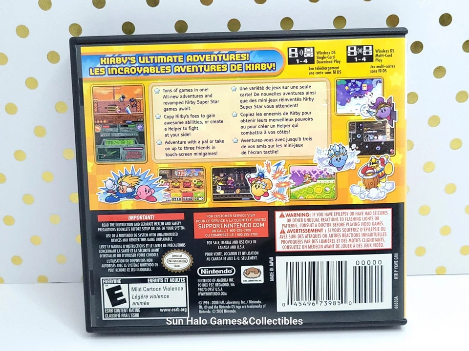 Kirby Super Star Ultra (Nintendo DS, 2008) CIB Complete Authentic, TESTED - Image 3 of 4