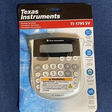 Texas Instruments TI-1795 SV Simple Desktop Calculator