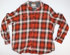 Field Stream Flannel Lumberjack Flannel Mens XXL Red Plaid 100 Cotton Cabin