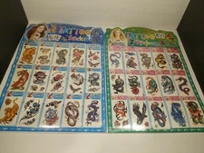 Temporary Tattoo Stickers Waterproof Arm Body Art  Colorful Tattoos 2 Sheets