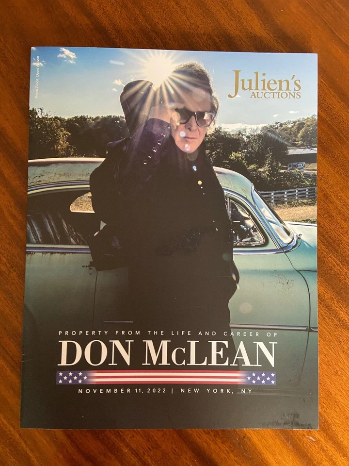 Julien’s Auction Catalog Bundle Don McLean November 2022 American Pie - Image 4 of 4