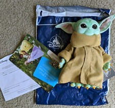 Star Wars Grogu Baby Yoda Plush Official Disney Store Exclusive NEW  SUPER RARE