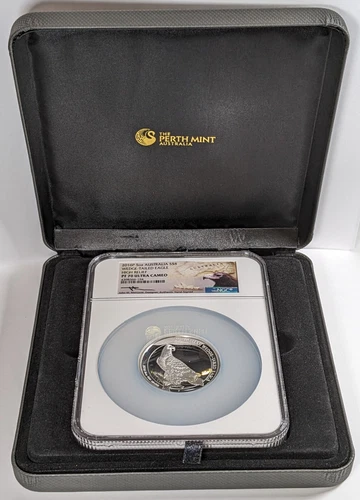2016 Australia $8 5oz Fine Silver High Relief Wedge Tail Eagle NGC PR 70 UCAM