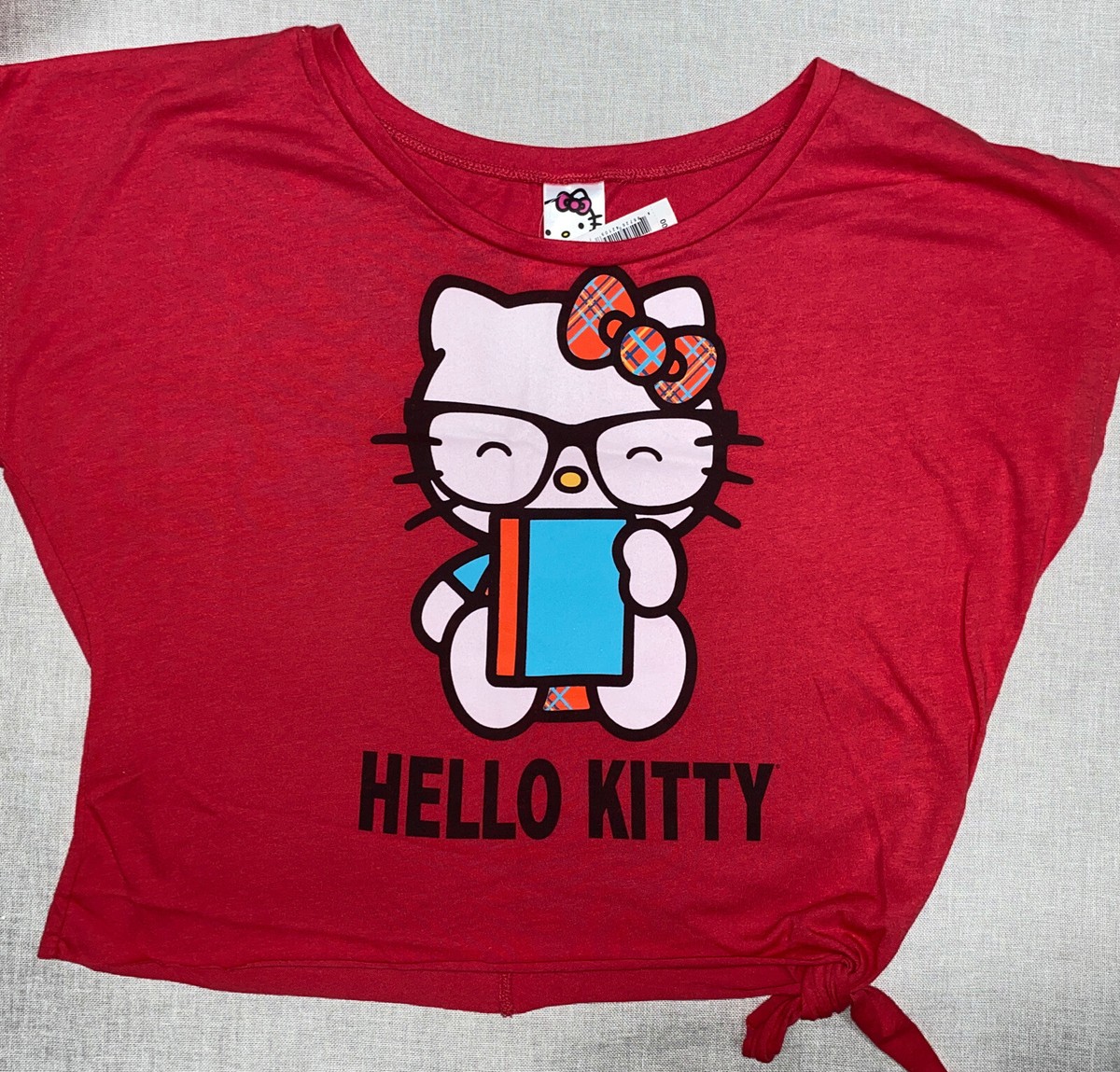  Hello Kitty Nerd Glasses Tee Shirt T-Shirt : Clothing, Shoes &  Jewelry