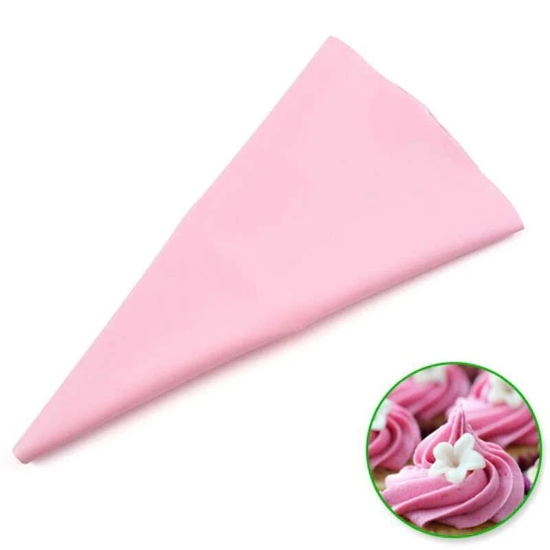 3 Pcs Silicone Reusable Cream DIY Icing Piping Pastry Bag Cake Decorating Tool - Image 2 of 4