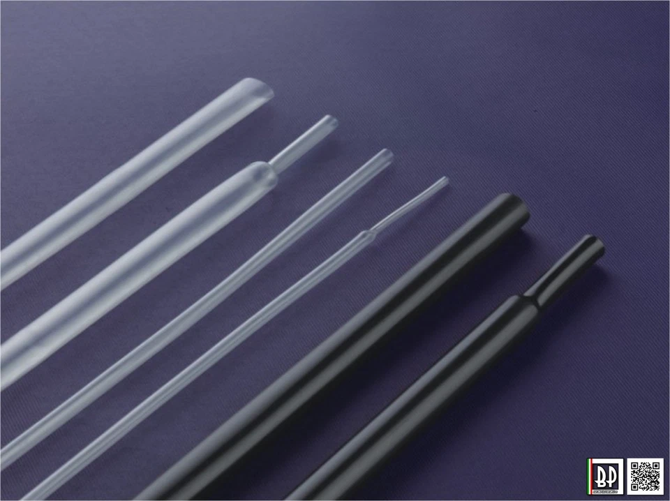 GUAINA TERMORESTRINGENTE TRASPARENTE RAPPORTO 2:1 VARI DIAMETRI TERMORETRAIBILE - Immagine 2 di 2