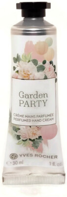 Yves Rocher GARDEN PARTY Perfumed Hand Cream Women TRAVEL SIZE 1 fl oz 30 ml NOS