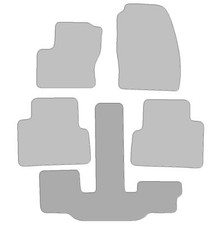 Fußmatten-Set für Ford Grand C-Max (2010-2019) Deluxe schwarz