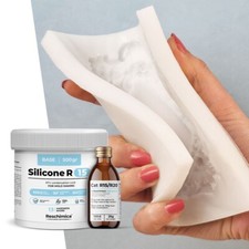 Gomma siliconica bianca liquida per calchi, R15 ideale per bricolage e DIY