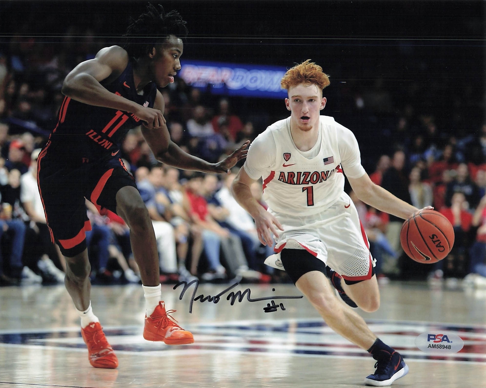 NICO MANNION signed 8x10 photo PSA/DNA Arizona Wildcats Autographed 