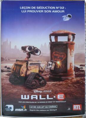 WALL E - DISNEY / PIXAR / ROBOT - ORIGINAL STYLE B LARGE ADVANCE MOVIE POSTER