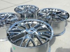 Triple Chrome C6 Zr1 Wheels Fits 2005-2013 C6 Basez51 Corvette 18x8.519x10