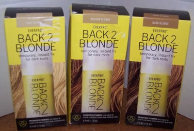 Lot 8 12 EVERPRO BACK 2 BLONDE TEMPORARY INSTANT FIX FOR DARK ROOTS HAIR COLOR