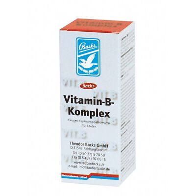 Backs - Vitamin-B-Komplex - Nahrungsergänzung für Tauben - 100ml