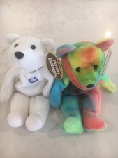 MINT ALEX RODRIGUEZ 3  PEYTON MANNING 18 BAMM BEANIE BABIES WITH TAGS 