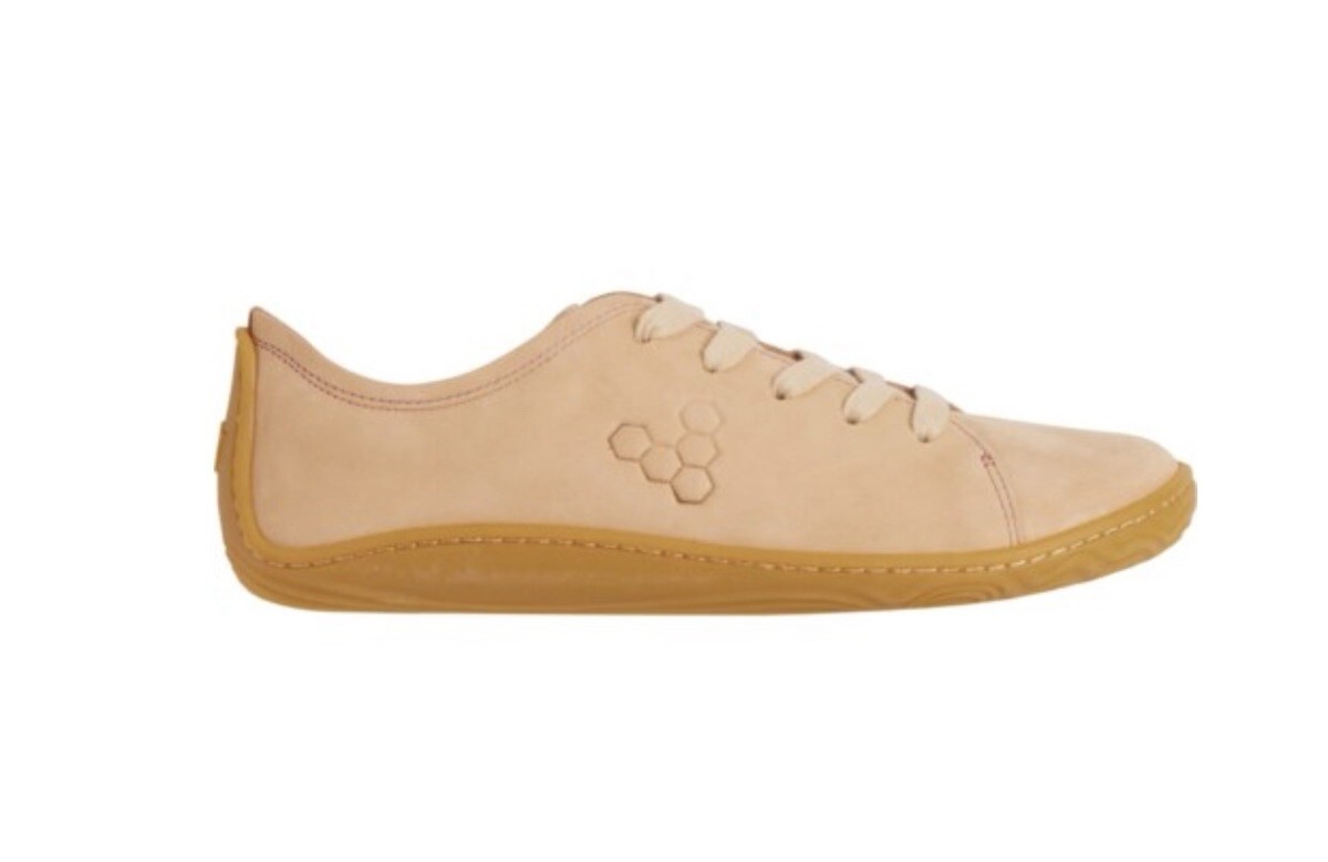 VIVOBAREFOOT Soul of Africa Beige Cream Leather Lace-Up
