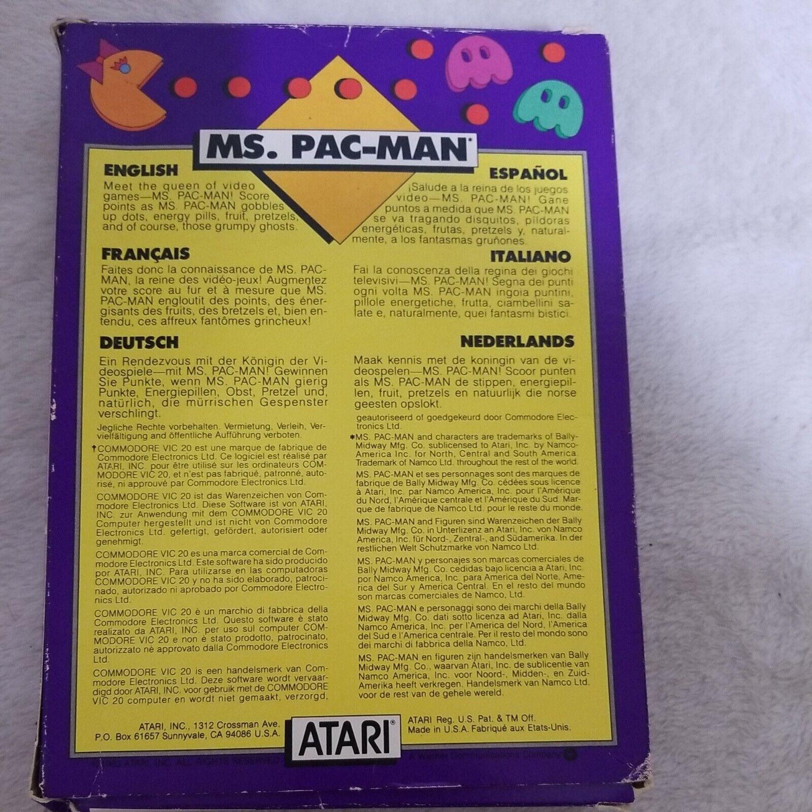 Buy Pac-Man for VIC20