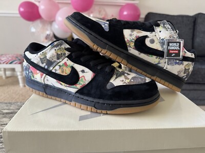 Nike SB Supreme SB Dunk Low Rammellzee UK12 - Brand New ✓ | eBay UK