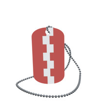 Dog Tag Flag Boer Netherlands Dog Tag Aluminium 30 x 50mm