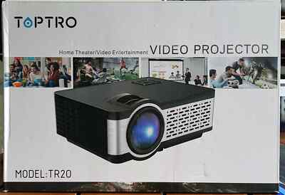 TOPTRO Mini Beamer 5500 Lumen Native 1080*720P Tragbar LCD TR20