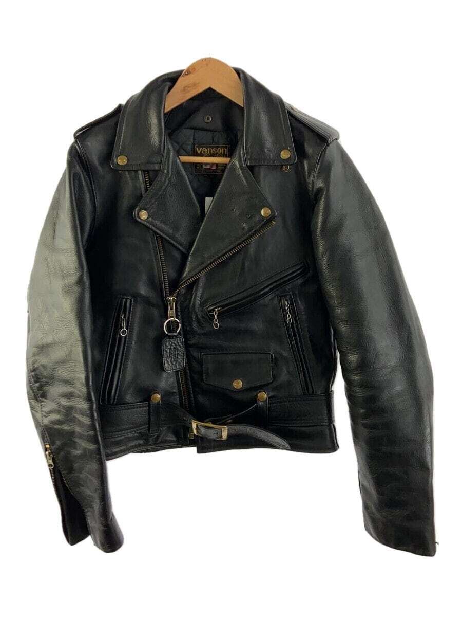 VANSON Double Riders Jacket/36/Leather/BLK | eBay