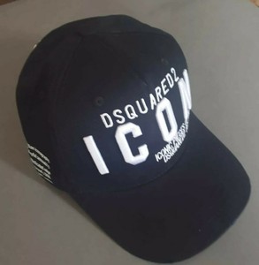 black dsquared icon cap