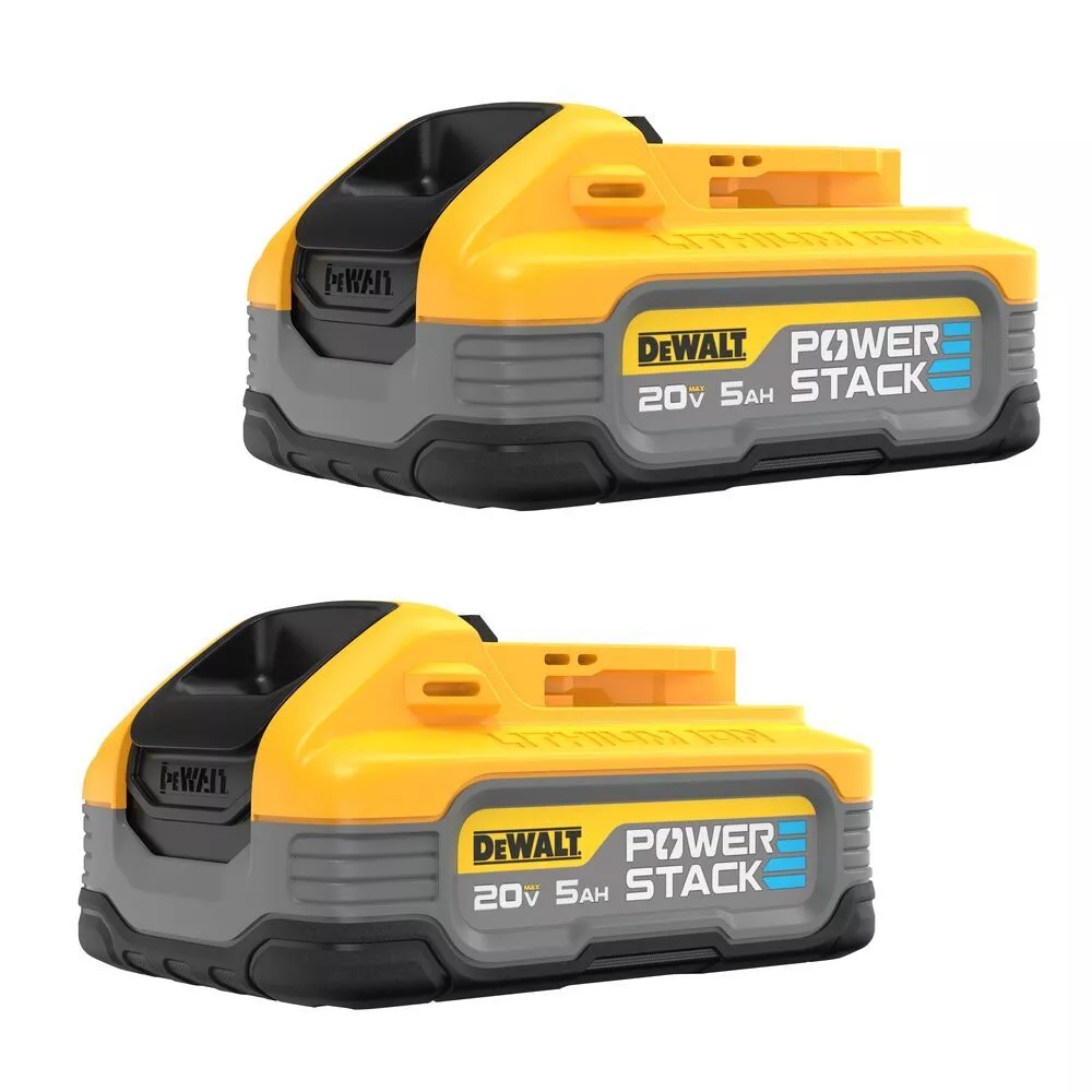 DeWALT DCBP520 2 20V MAX POWERSTACK 5 AH Battery 2 PK