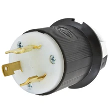 HUBBELL HBL2651 30A/600V AC Plug NEMA L9-30 Male