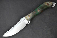 Busse Custom Dragon's Spine Meaner  .17" Satin INFI, Ram's Horn/Sweet Gum Pods