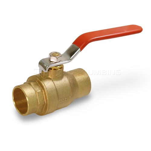 1/2"-4"in Brass Gas Ball Valve with Sweat Joints Threaded Connection 600 WOG USA