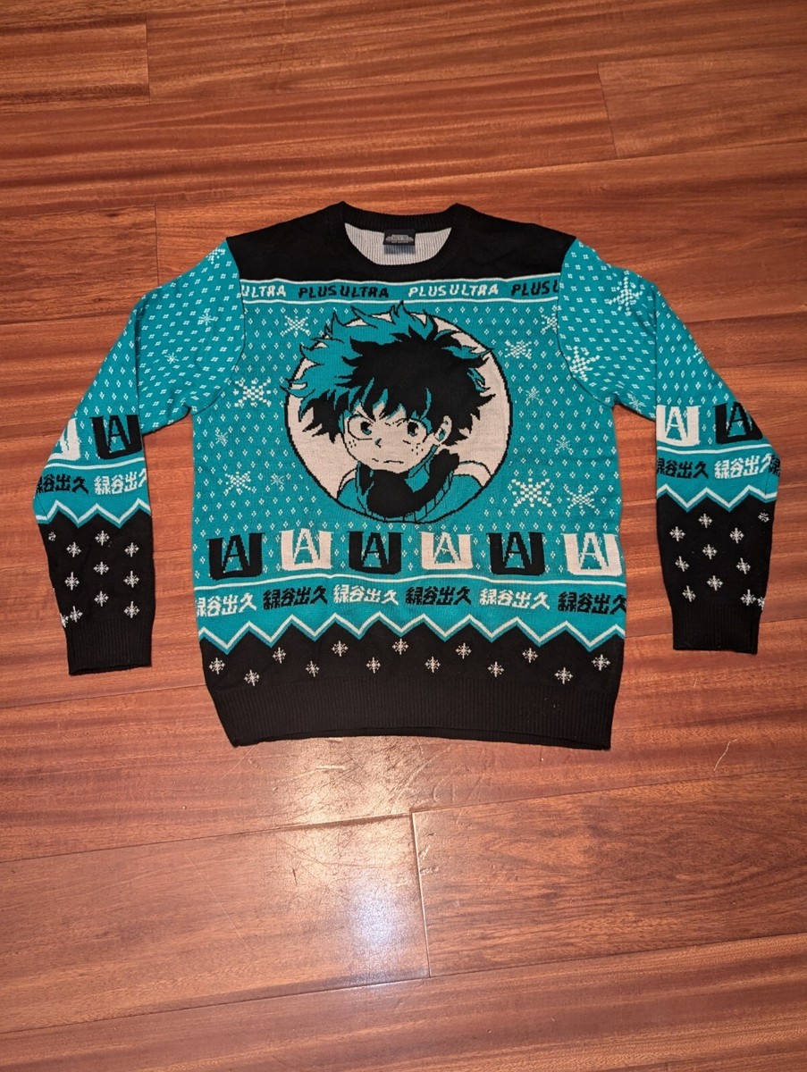Izuku Midoriya Boku No Hero Sweater My Hero Academia Plus Ultra