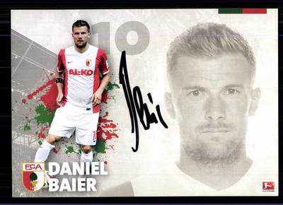 Daniel Baier autograph card FC Augsburg 2014-15 original + A 123345