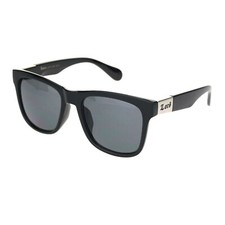 All Black Locs Mens Hipster Horn Rim Cholo Gangster Plastic Sunglasses